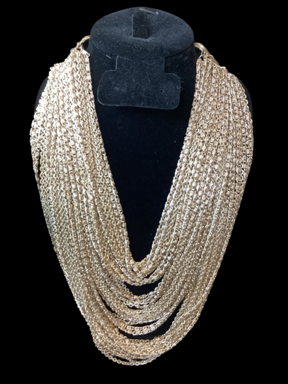 Vintage Arthur Pepper Gold Multi-Strand Necklace - Elegant Layered Design
